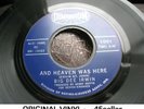 BIG DEE IRWIN 'And Heaven Was Here' NM ORIGINAL northern soul 45