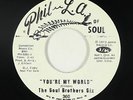 Sweet Soul Funk 45 - Soul Brothers Six - You're My World - Phil-L.A. Of Soul VG+