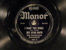 78 RPM -- Rev. Utah Smith, Manor 1051, V+ Blues - Gospel - Sanctified