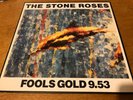 The Stone Roses 12” Fools Gold 9.53 ORE T13 vinyl EX/EX Silvertone 1st 1989