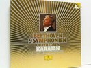 KARAJAN beethoven 9 symphonies 7X LP BOX SET, EX+/EX, 415 066-1, vinyl, DG, 1986
