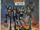 KISS ITALY 1976 BETH / DETROIT ROCK CITY PS 7 Durium DE2899 ex  misprint