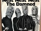 THE DAMNED - NEAT NEAT NEAT - UK SOLID LAMINATED DELGA STIFF PORKY '77 PUNK 45