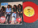 KISS-Hide your Heart 7 PS-1989 UK-Vertigo 876 146 7-KISS 10-Red Vinyl