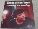 LOREZ ALEXANDRIA LP LOREZ SINGS PRES RARE FEDERAL FIRST PRESS