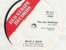 BOOGIE --MAVE & DAVE --YOU ARE DELICIOUS /DO YOU REALLY WANT MY LOVE   -- UK   7