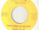 DEBBIE TAYLOR Never Gonna Let Him Know GWP NORTHERN SOUL USA 45