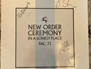 New Order - Ceremony (Fully Signed, Including Peter Hook) 12” Vinyl Single