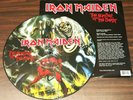 IRON MAIDEN PICTURE DISC Number of the Beast 88697023910 Sanctuary + insert 1998