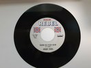 JOHNNY REBEL 45 RECORD LOOKING FOR A HANDOUT & KAJUN KLU KLUX KLAN        NO.504