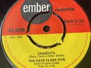 The Dave Clark Five Chaquita 7” Ember Records EMBS156 Rare UK Beat Mod  1962 EX