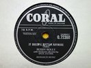 BUDDY HOLLY - It Doesn't Matter Anymore / Raining In My Heart 78 rpm disc (A+)