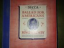 Decca Album 134-Bing Crosby-Ballad For Americans 2 Record Set 1940 Scarce V+/E-