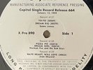 NORMAN FOX & THE ROB ROYS F4128 PIZZA PIE CAPITOL SINGLE RADIO PROMO RECORD 1959