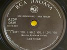 ELVIS PRESLEY (78 RPM - ITALY) A25V 0519 