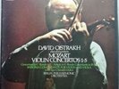Mozart: Violin Concertos 1 - 5 etc. / David Oistrakh / EMI 4 LP box set SLS 828