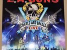 LA GUNS  COCKED AND LOADED  RED COLORED VINYL DBL LP  LTD EDITION  SEALED  MINT
