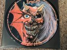 IRON MAIDEN PURGATORY & MAIDEN JAPAN PICTURE DISC PROMO VINYL 1990 ORIGINAL