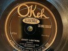 Okeh 8734 Luis Russell Orch JERSEY LIGHTNING killer hot   Jazz 78rpm 1929 E+