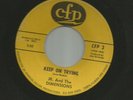 GARAGE NORTHERN SOUL - JR. & the DIMENSIONS - KEEP ON TRYING - HEAR - 1966 CFP