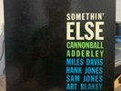 Cannonball Adderley Somethin' Else RVG Blue Note 1595 No R W 63rd (VG+) Mono