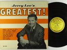 Jerry Lee Lewis - Jerry Lee's Greatest  LP - Sun Mono DG