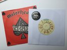1980 MOTORHEAD 'Ace of Spades' 45 PS Paper Label + Ace of Spades Tour Badge - EX