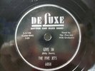 THE FIVE JETS  - R&B 78rpm DELUXE #6058 - GIVE IN / TELL ME YOU'RE MINE - E-/E-