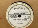 Elvis Presley Rare 78 RCA VICTOR Shellac Blue Suede Shoes - Not For Sale PROMO