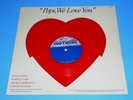 Pops We Love You Red Vinyl Heart Shaped Record Vinyl 45 RPM Motown Label