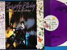 Prince Purple Rain 1st Limited P-13021 PROMO PURPLE VINYL LP w/POSTER OBI  F/S