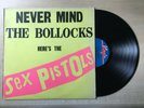 SEX PISTOLS - NEVER MIND THE BOLLOCKS   OCT 1977 COPY   BLANK BACK   *NR MINT*