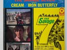 THE SAVAGE SEVEN Soundtrack 1968 US LP Monarch Purple/Tan CREAM IRON BUTTERFLY