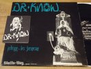 DR KNOW - PLUG IN JESUS LP RARE 1ST PRESS W/ INSERT & STICKER , L.A. HC PUNK KBD