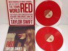 TAYLOR SWIFT RED 2 LP COLORED VINYL FOR YOUR ACM CONSIDERATION PROMO SLIP COVER