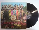 THE BEATLES SGT PEPPER'S PCS 7027 YELLOW BLACK LABEL RED WHITE INNER INSERT