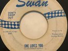 Rare Blue Print Beatles 45/ 