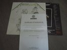 METALLICA signed by Lars ULRICH COA 2LP AND JUSTICE FOR ALL 1988