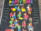 PARTY TIME DANCE AND GAME SONGS RECORD ALBUM 33 1/3 DIPLOMAT RECORDS CHILDREN