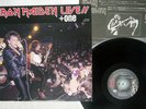 IRON MAIDEN LIVE + ONE EMI EMS-41001 Japan VINYL 12