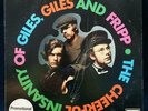 RARE GILES GILES AND FRIPP LP VINYL CHEERFUL INSANITY PROMO STICKER ORIGINAL1968