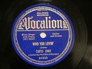 30's BLUES CURTIS JONES GUITAR PIANO Who You Lovin'  VOCALION 04950  E+  OS