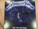 Metallica Vinyl Record. Ride the Lightning. BLCKND004R1 NM Condition