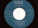 RARE Latin Exotica Jazz Soul 45 RAFAEL MONTEZ & LOS RITMICOS Corazon TEKA Hear