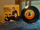 The Beatles-Ticket To Ride/Yes It Is-Vinyl 45 / Picture Sleeve 1965 VG+/VG+