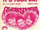 Hear GARAGE 45 w/ PICTURE SLEEVE - BLESSINGS - IT'S A DIRTY SHAME/IT'S YOUR DAY