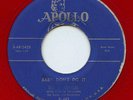 '52 R&B/Doo Wop 5 ROYALES Baby Don't Do It/Take All Of Me Apollo RED WAX ORIG