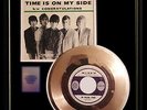 ROLLING STONES TIME IS ON MY SIDE 45 RPM GOLD METALIZED RECORD RARE  NON RIAA