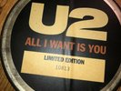 U2 All I Want Is You Limited Edition. Nummerierte Dose mit 45 RPM Schallplatte