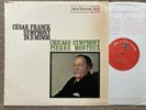 UK RCA SB 6631 1st Press Franck Symphony in D minor Monteux, Chicago SO  NM